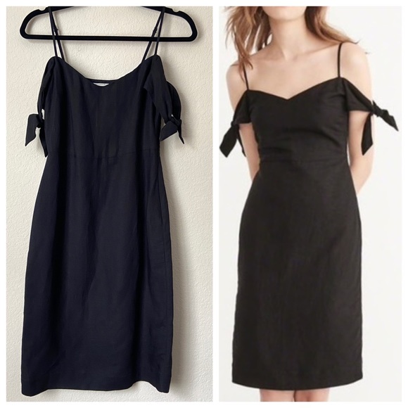 Abercrombie & Fitch Dresses & Skirts - A&F Linen Tie Shoulder Midi Summer Dress